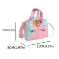 Unicorn Corduroy Shoulder Bag for Girls by DailySale