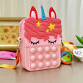 Unicorn Crossbody Bag with Pop Fidget Buttons by DailySale