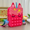 Unicorn Crossbody Bag with Pop Fidget Buttons by DailySale