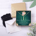 Unicorn Gold Bar Earring Threader and Necklace Jewelry Set by Dear Ava