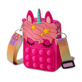 Unicorn Pop-it Bubble Fidget Handbag for Kids by DailySale