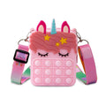 Unicorn Pop-it Bubble Fidget Handbag for Kids by DailySale