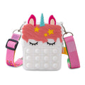 Unicorn Pop-it Bubble Fidget Handbag for Kids by DailySale