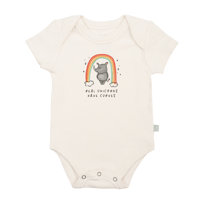graphic bodysuit | unicorn curves by Finn + Emma