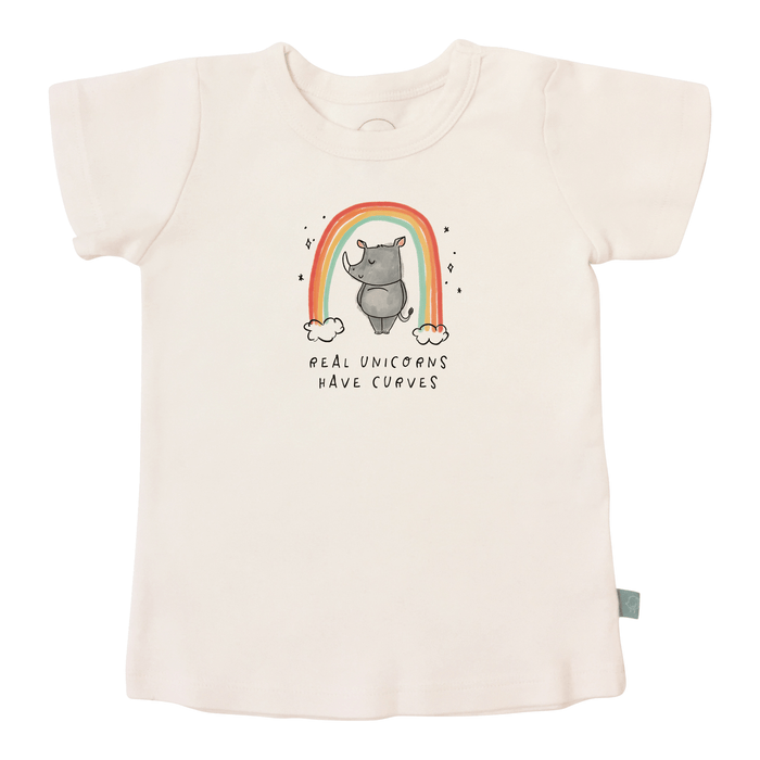 graphic tee | unicorn curves by Finn + Emma