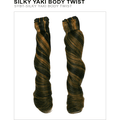 Unique 100% Human Hair Silky Yaki Body Twist 14 Inch Hairpiece