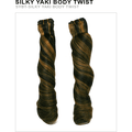 Unique 100% Human Hair Silky Yaki Body Twist 8 Inch Hairpiece