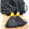 Unique's 100% Human Hair Jerri Curl Bulk 18 Inch