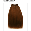 Unique 100% Human Hair Perm Straight 18 Inch Hairpiece