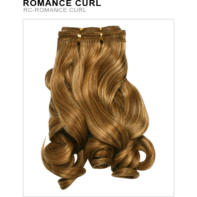 Unique's 100% Human Hair Romance Curl 14 Inch Curly Hairpiece
