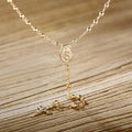 Unisex 14K Gold Virgin Mary Rosary Bead Cross Necklace 18'' by DailySale