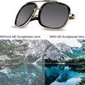 Unisex Big Frame HD Sunglasses by DailySale