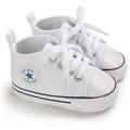 Unisex High Top Sneaker Soft Anti-Slip Sole Newborn Infant Denim Shoes by DailySale