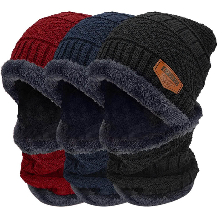 Unisex Winter Beanie Hat Scarf Set by DailySale