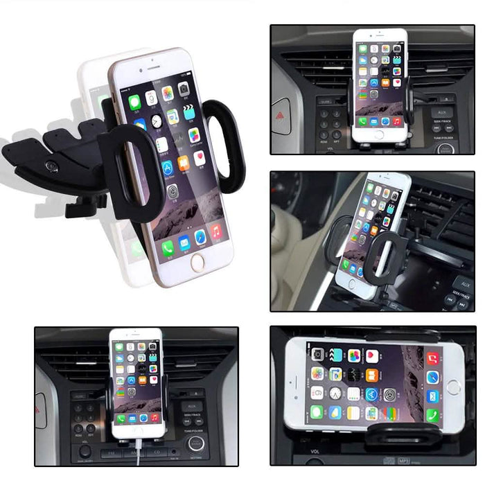 Universal 360° Car Air Vent Mount Cradle Holder Stand for iPhone Mobile Phone by DailySale