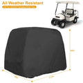 Universal 4 Passenger Golf Cart Cover 210D by DailySale