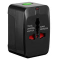 Universal Travel Adapter with 4 Interchangeable Plugs by DailySale