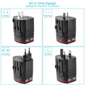 Universal Travel Power Adapter All in One Wall Charger by DailySale