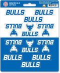 University at Buffalo Bulls 12-Piece Mini Decal Sticker Set, 5x6 Inch Sheet, Gift for football fans for any hard surfaces around home, automotive, personal items by Fielders Choice