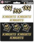 University of Central Florida UCF Knights 12-Piece Mini Decal Sticker Set, 5x6 Inch Sheet, Gift for football fans for any hard surfaces around home, automotive, personal items by Fielders Choice