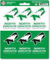University of North Dakota Fighting Hawks 12-Piece Mini Decal Sticker Set, 5x6 Inch Sheet, Gift for football fans for any hard surfaces around home, automotive, personal items