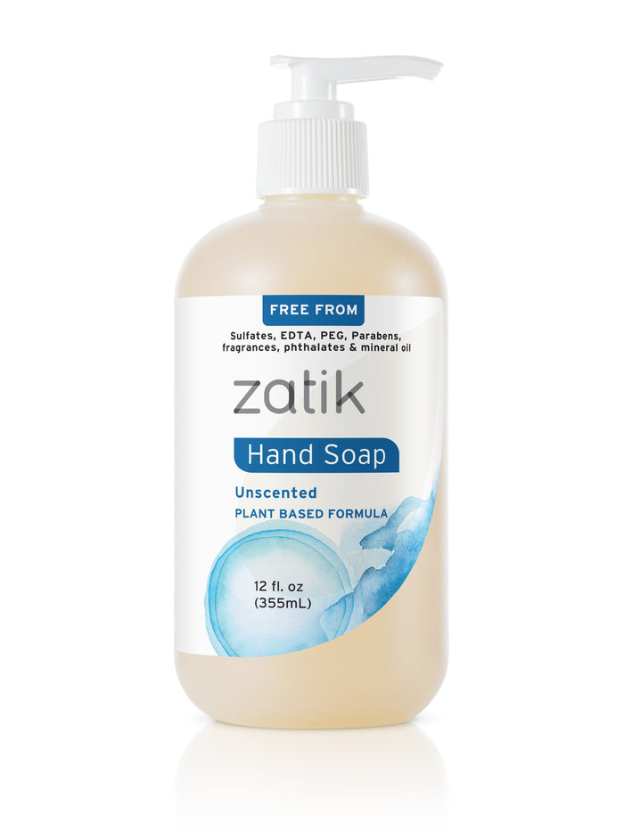 Liquid Hand Soap - Unscented by Zatik Naturals
