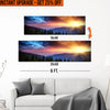 Upgrade Your 16x48 Inches 'Purple And Sunrise' (Style 1) Canvas To 20x60 Inches
