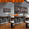 Upgrade Your 20x10 Inches 'Family Name' (Style 1) Canvas To 48x24 Inches