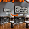 Upgrade Your 20x10 Inches 'Personalized Laundry Room' (Style 1) Canvas To 48x24 Inches