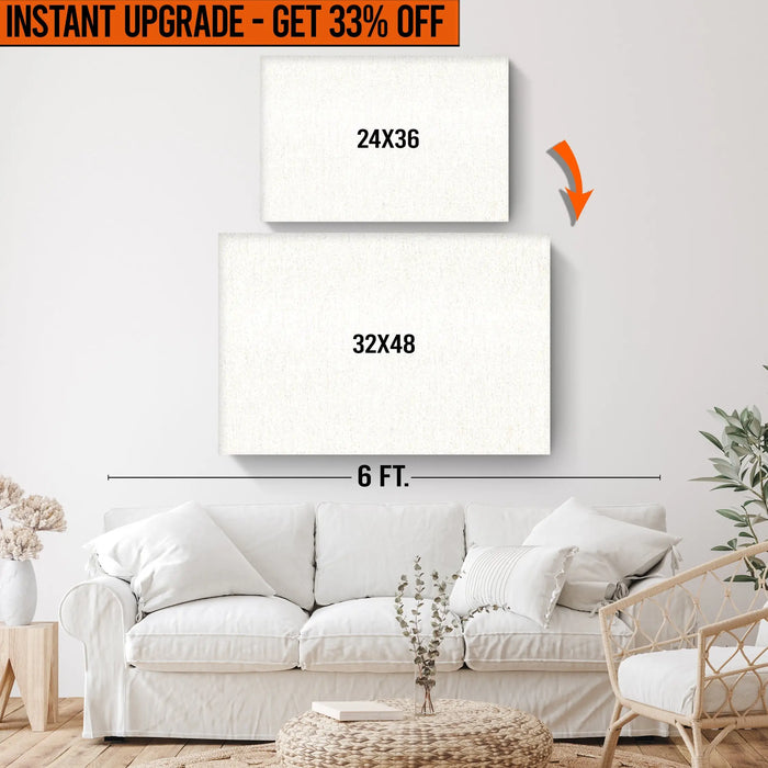 Upgrade Your 24x36 Inches Canvas To 32x48 Inches Canvas by Tailored Canvases