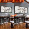 Upgrade Your 24x48 Inches 'Family Lake House' (Style 1) Canvas To 60x30 Inches