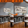 Upgrade Your 'Basement Bar and Lounge' (Style 2) Canvas To 24x48 Inches