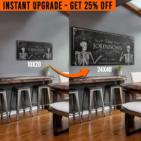 Upgrade Your 'Family Gothic' (Style 2) Canvas To 24x48 Inches by Tailored Canvases