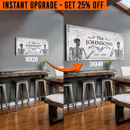 Upgrade Your 'Family Gothic' (Style 3) Canvas To 24x48 Inches by Tailored Canvases