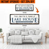 Upgrade Your 'Lake House' (Style 1) Canvas To 20x60 Inches