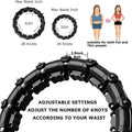 Upgraded Large Size Smart Weighted Exercise Hoola Hoops by DailySale