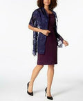 I.n.c. Blossom Shadow Evening Wrap One Size by Vanessa Jane