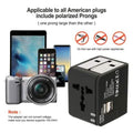 US EU UK AU Travel Universal Adapter USB Charger Type-C AC Wall Plug Converter by DailySale