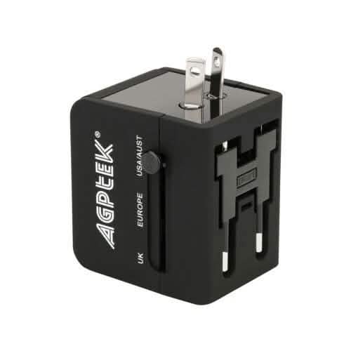 US EU UK AU Travel Universal Adapter USB Charger Type-C AC Wall Plug Converter by DailySale