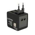 US EU UK AU Travel Universal Adapter USB Charger Type-C AC Wall Plug Converter by DailySale