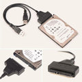 USB 2.0 to SATA Converter Adapter Cable for 2.5/3.5 SATA HDD Hard Drive Disk by DailySale
