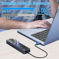 USB 3.0 HUB 7 Ports High Speed 5Gbps USB Splitter by DailySale