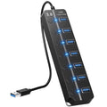 USB 3.0 HUB 7 Ports High Speed 5Gbps USB Splitter by DailySale