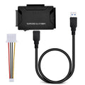 USB 3.0 to 2.5'' 3.5" IDE SATA Converter Adapter External Hard Drive Cable Kits by DailySale