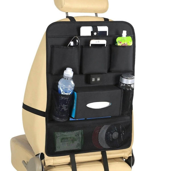 USB Car Phone Charger Back Seat Organizer by DailySale