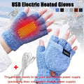 USB Electric Heating Adjustable Temperature Gloves by DailySale