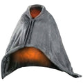USB Heated Blanket Poncho Shawl Wrap Throw with Zipper Washable by DailySale