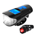 USB Rechargeable Bike Light Set with Speedometer and Odometer by DailySale