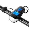 USB Rechargeable Bike Light Set with Speedometer and Odometer by DailySale