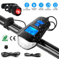 USB Rechargeable Bike Light Set with Speedometer and Odometer by DailySale